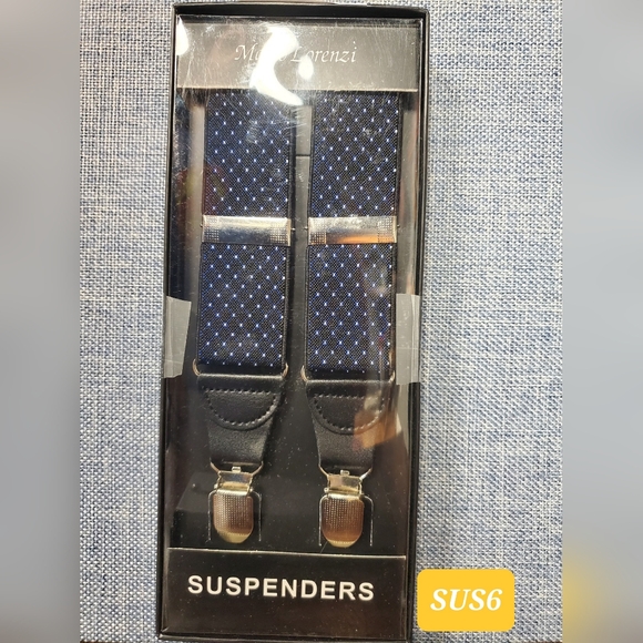 Men's Suspenders By Mario Lorenzi - Brand New With Tags - (SUS - 5 - 8) - Picture 2 of 4